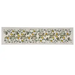 TUYO PRINT - Camino de mesa Linet Natural - Lemon