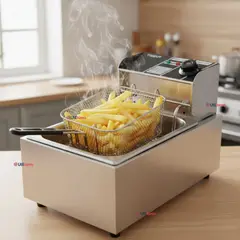 LINE - Freidora Aceite Eléctrica 5 Litros 2000W Acero Inoxidable