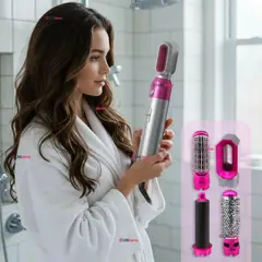LINE - Cepillo Alisador Secador De Cabello 5 En 1 Multifuncional Estilizador Y Voluminizador