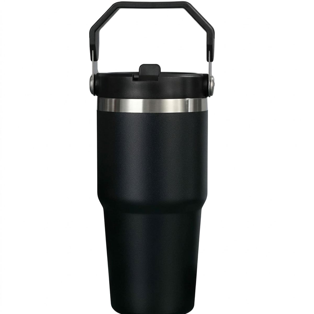 GENERICO - Mug Vaso Termo Mug para Cafe Agua 600 ml Acero Inoxidable Negro