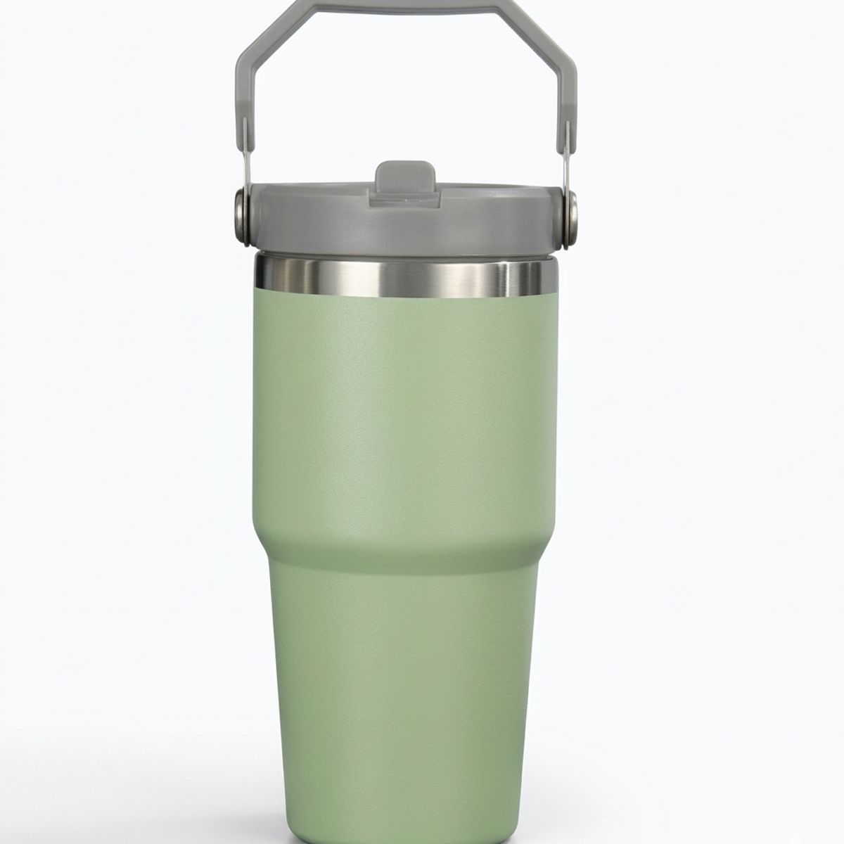 GENERICO - Mug Vaso Termo Mug para Cafe Agua 600 ml Acero Inoxidable Verde Claro