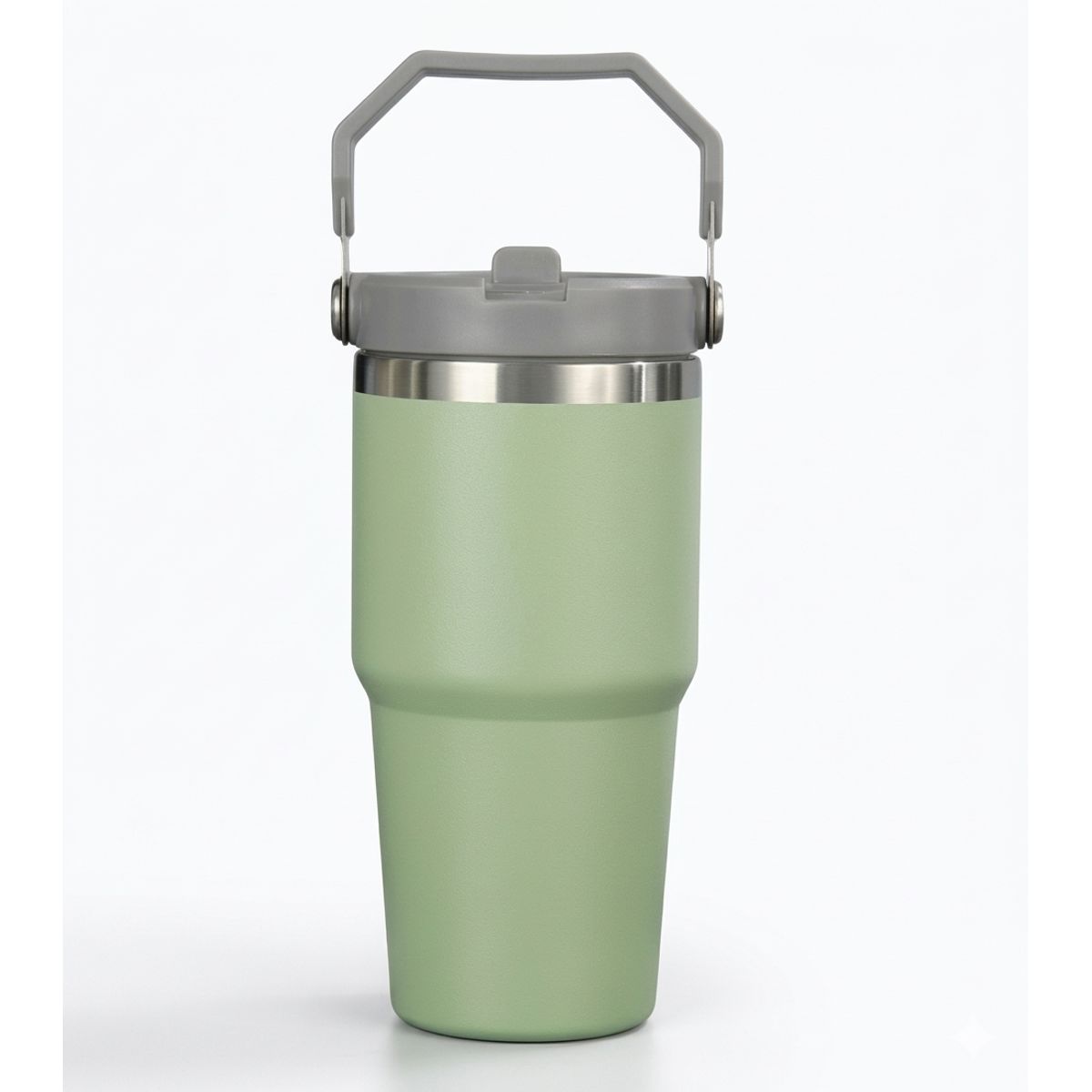 GENERICO - Mug Vaso Termo Mug para Cafe Agua 600 ml Acero Inoxidable Verde Claro