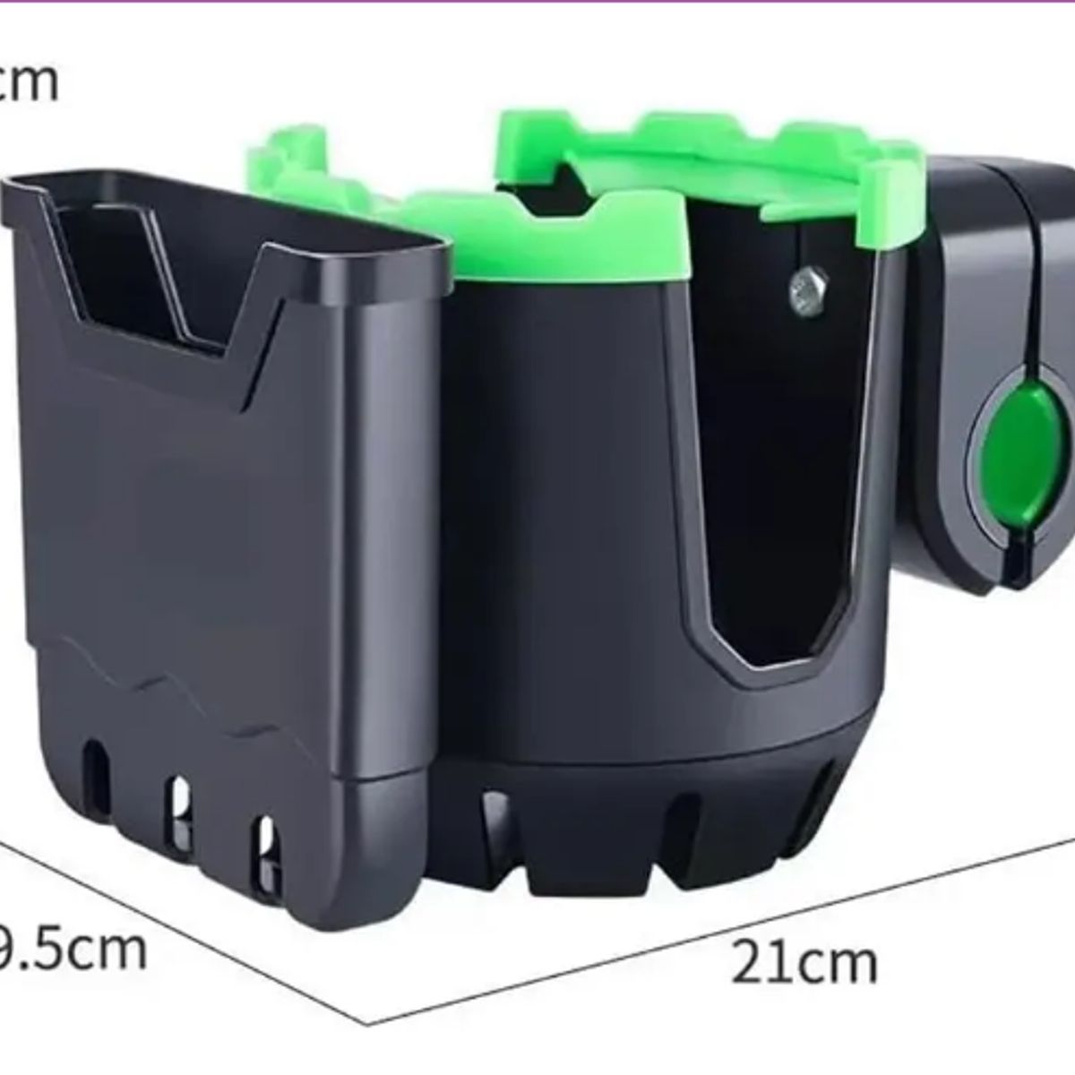 GENERICO - Porta Botella Porta Vaso Porta Celular Para Bicicleta 2en1