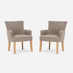 ROSEN - Set 2 Poltronas Emily II Tela Taupe