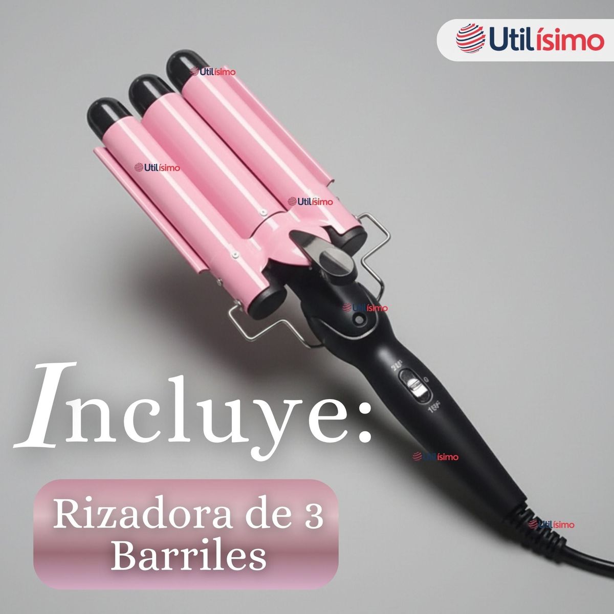 LINE - Rizadora Barril 28mm Con Calentamiento Rápido Para Ondas Perfectas