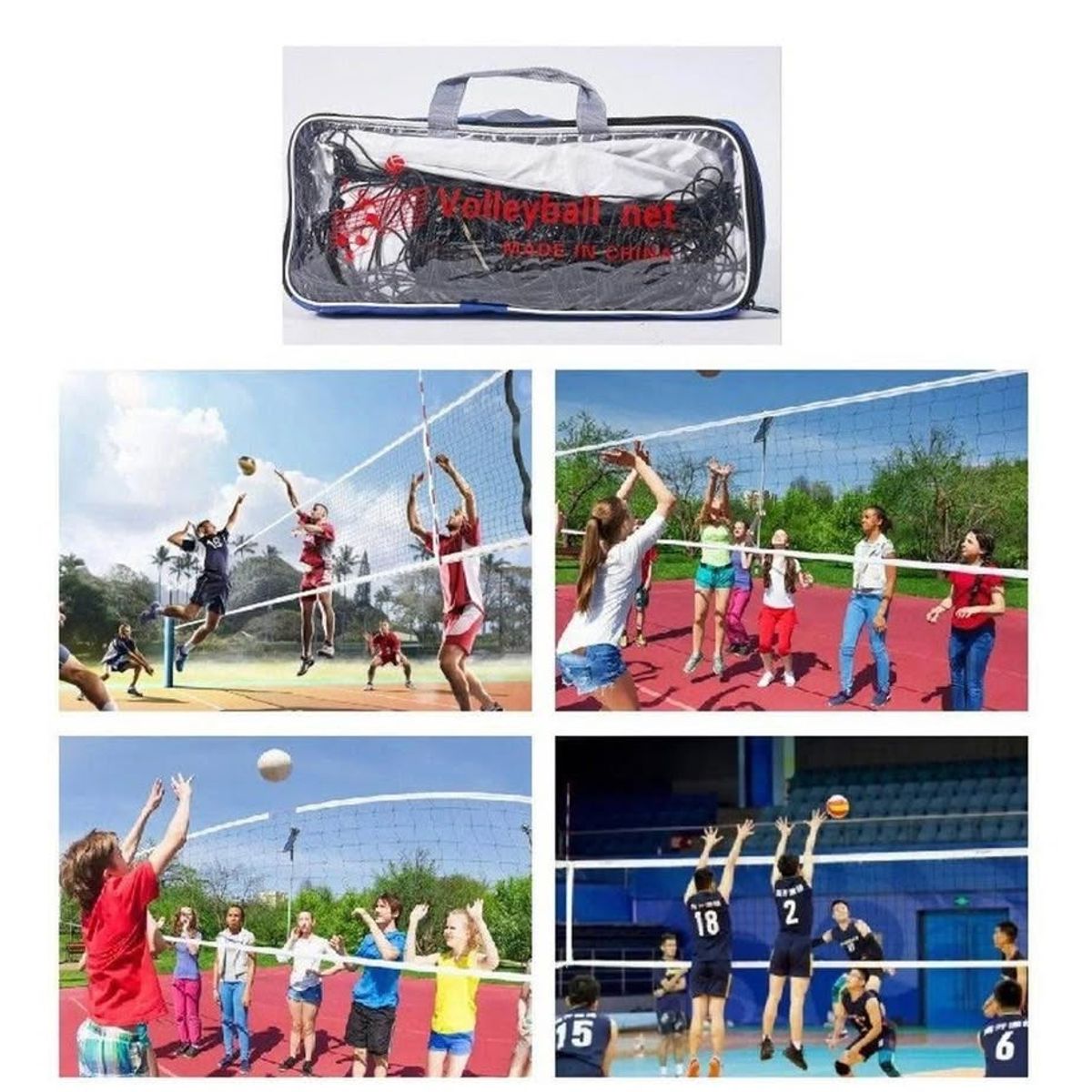 GENERICO - Malla De Voleibol Red Voleibol Malla Voleibol Portatil