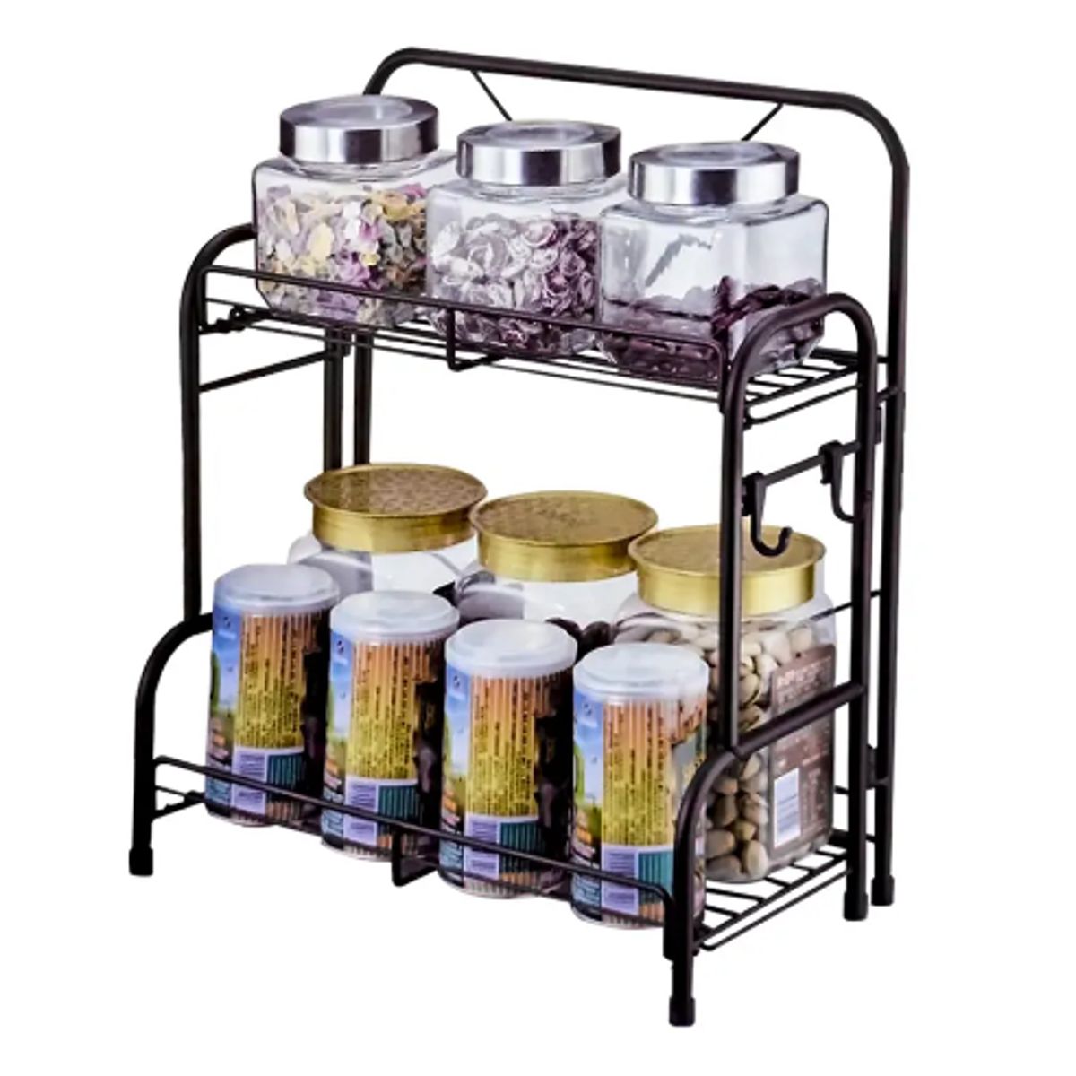 GENERICO - Organizador Para Especieros Tarros De Cocina 2 Niveles