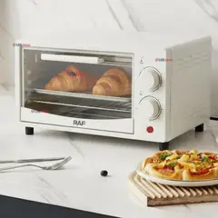 RAF - Mini Horno Eléctrico de Mesa 7 Litros Hornear Asar y Tostar