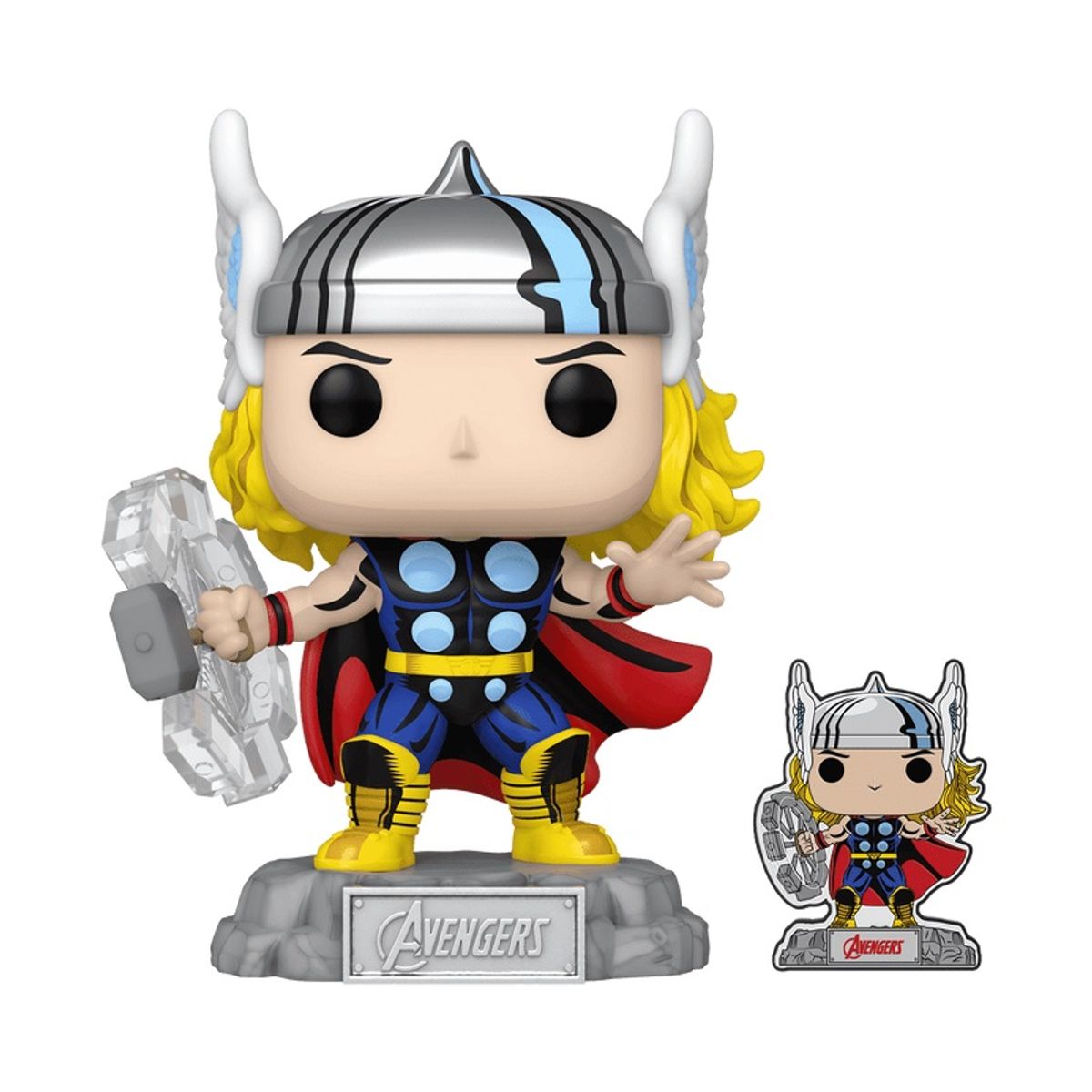 FUNKO - Funko Pop Marvel Avengers Thor 1190 + Pin