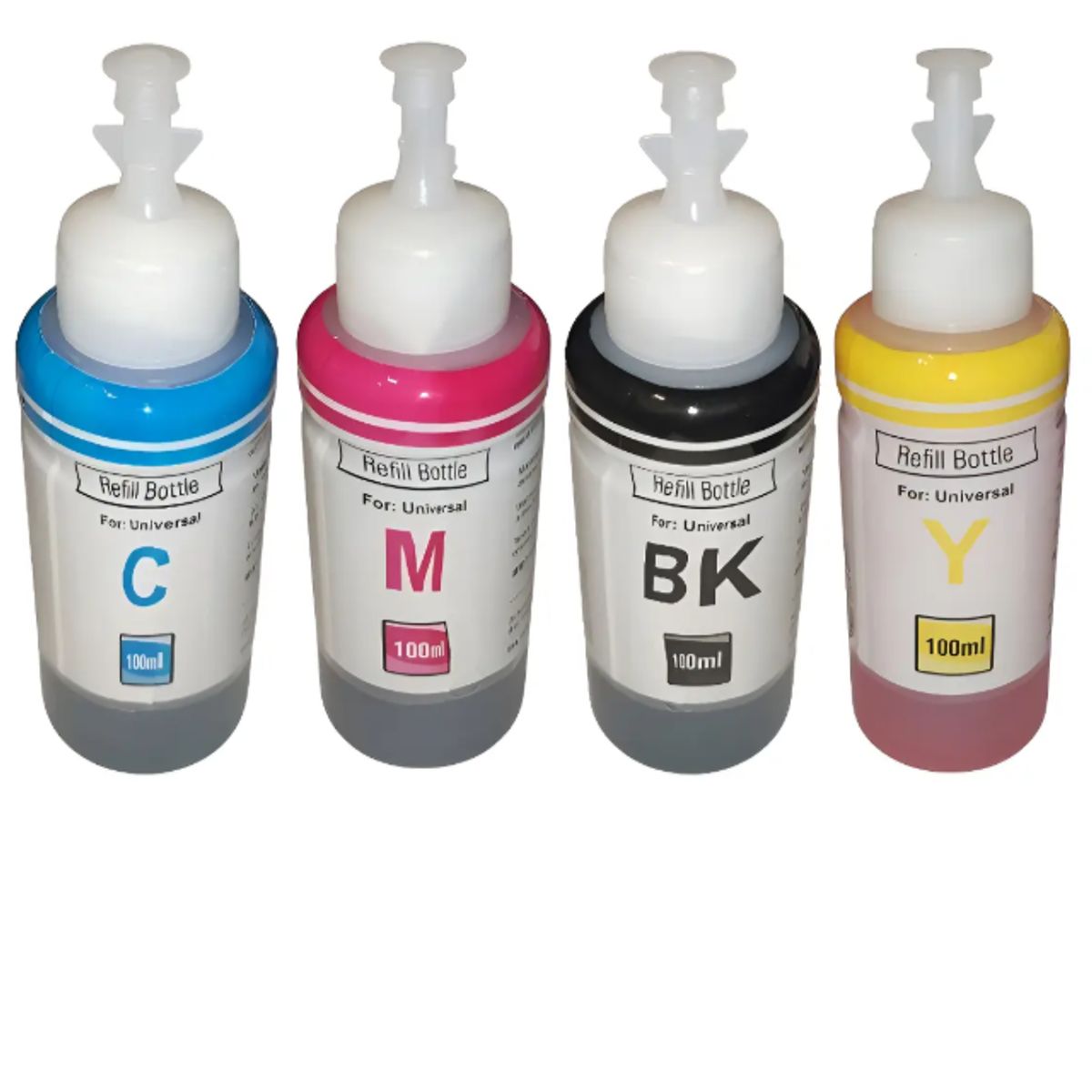 LOGIC - PACK DE TINTAS UNIVERSAL COLORES, NEGRO, CYAN, MAGENTA Y AMARILLO