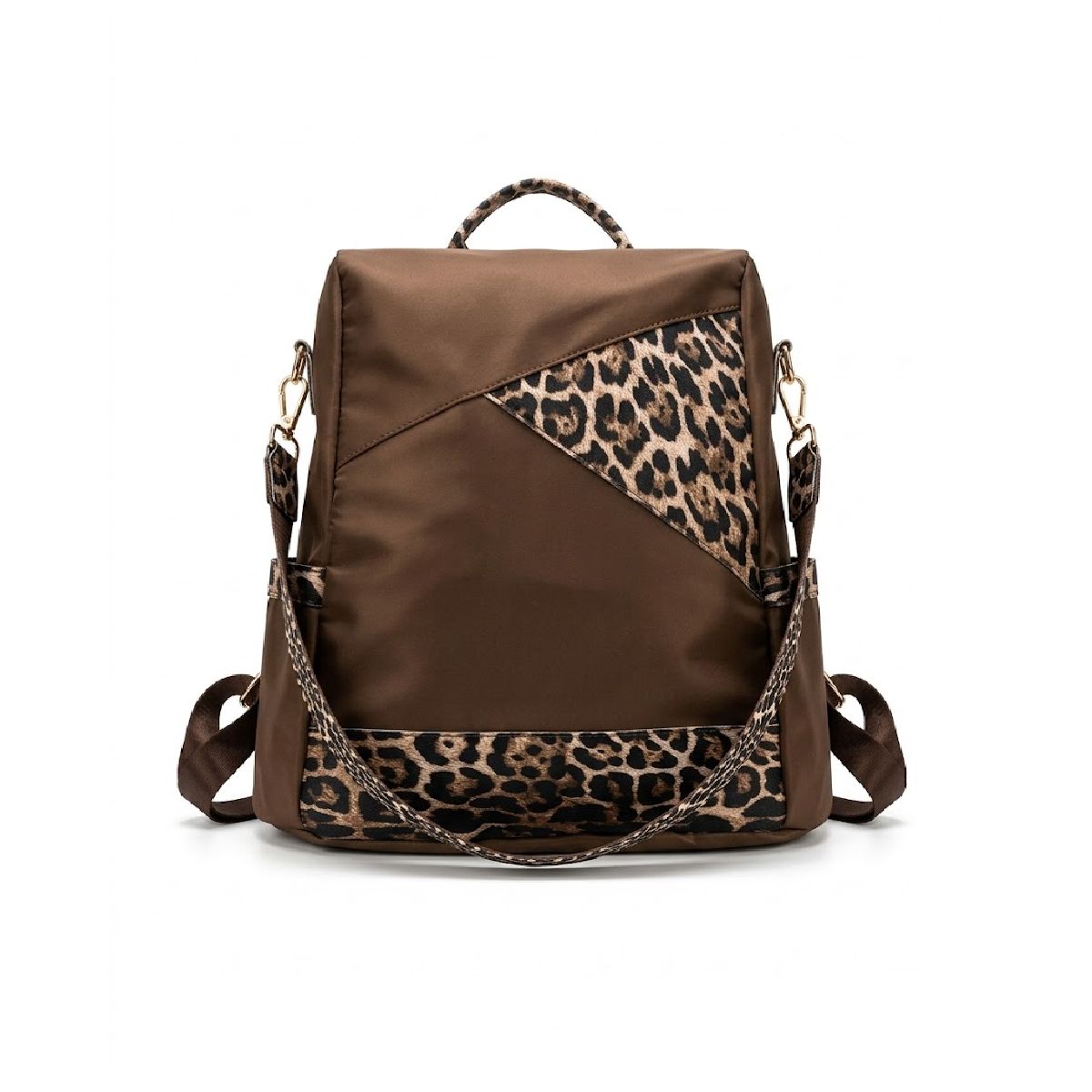 GENERICO - Bolso Mochila Moda Animal Print Antirobo Casual