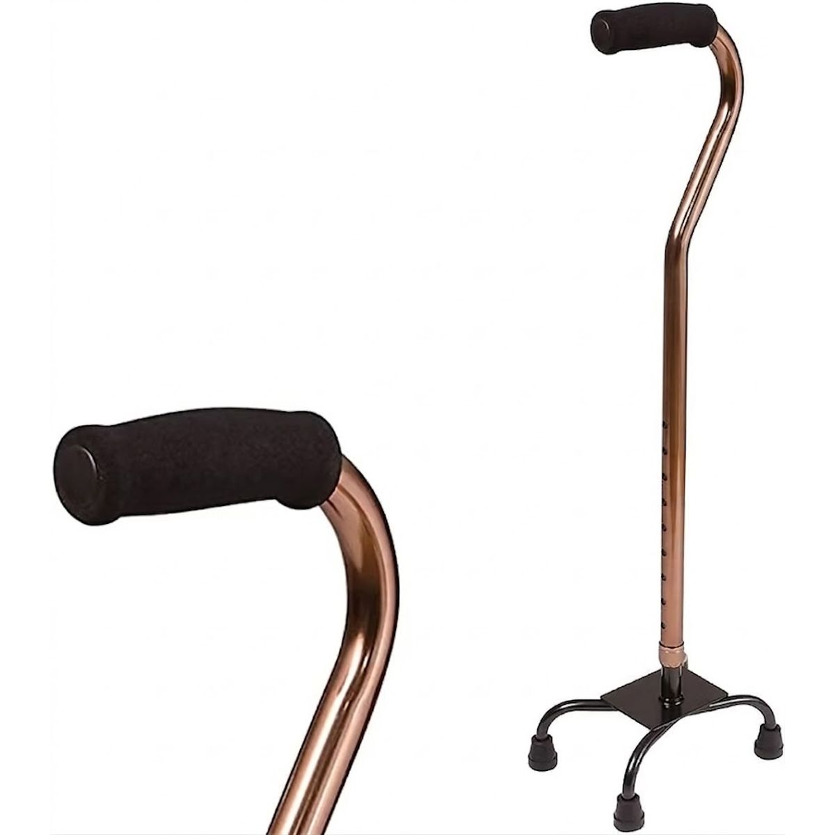 GENERICO - Baston aluminio 4 patas