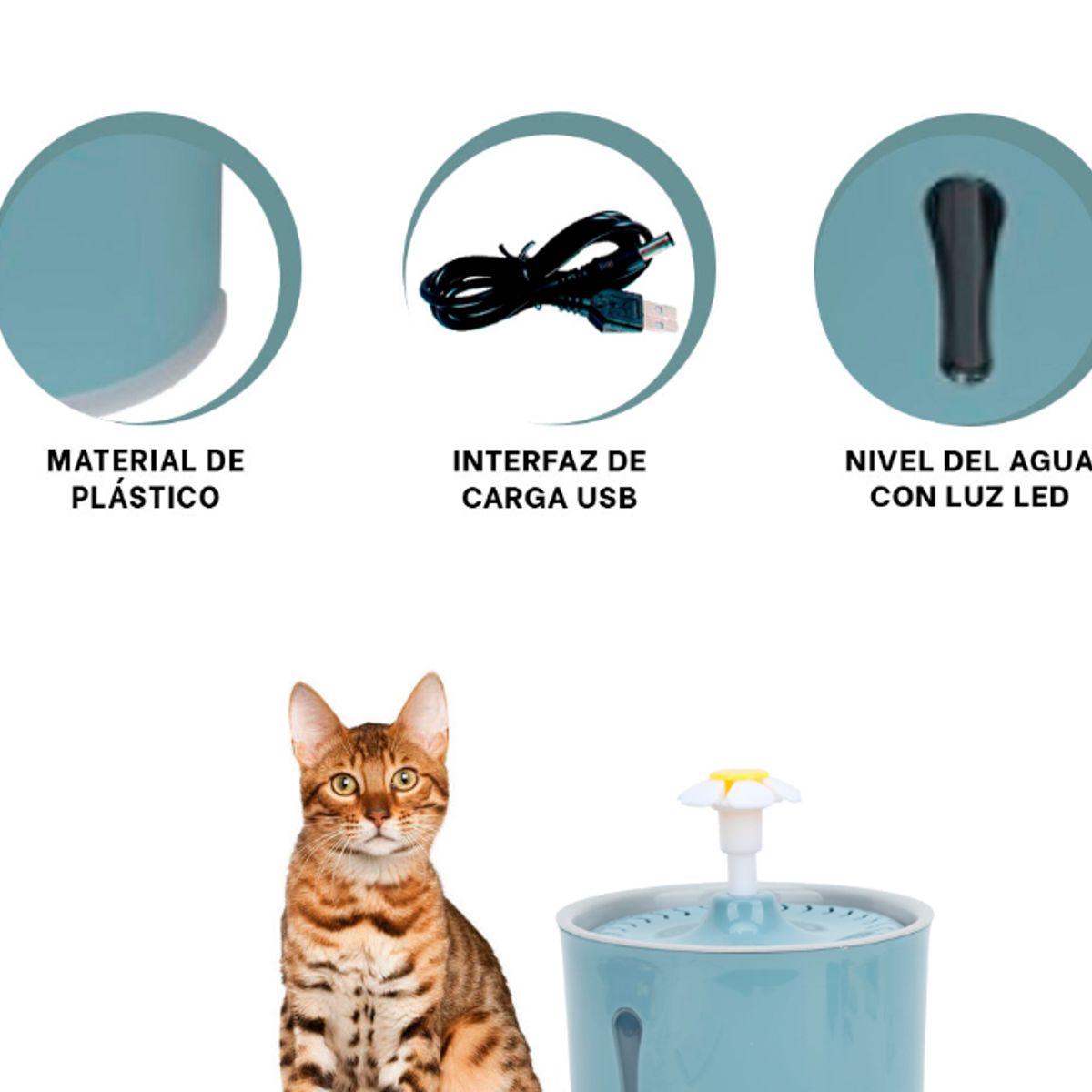 GENERICO - FUENTE DE AGUA PARA MASCOTAS