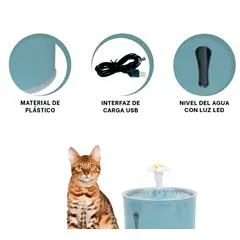GENERICO - FUENTE DE AGUA PARA MASCOTAS