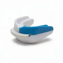 MUUK - PROTECTOR BUCAL DE SILICONA SIMPLE ADULTO BLANCOAZUL
