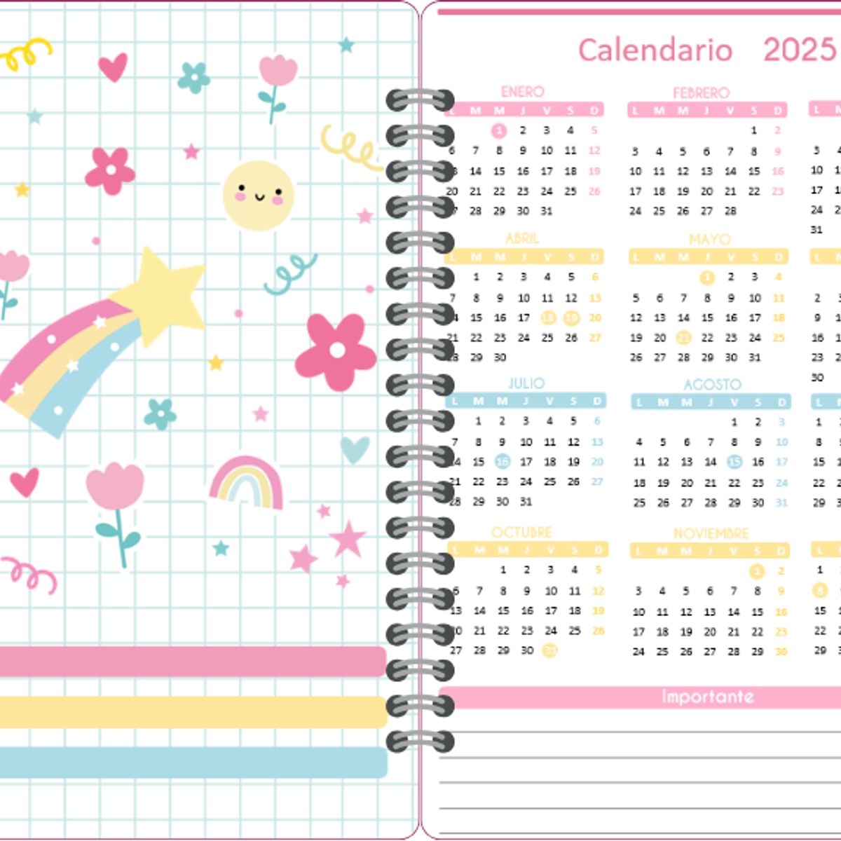 ELAB PROPIA - Agenda Enfócate, Diseño Menta
