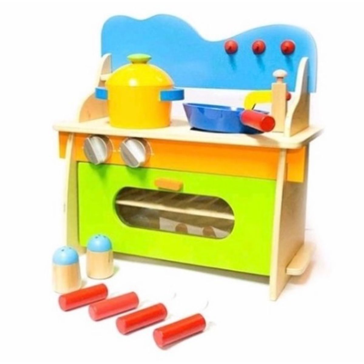 GENERICO - Juguete De Madera Didáctico Cocina Montessori