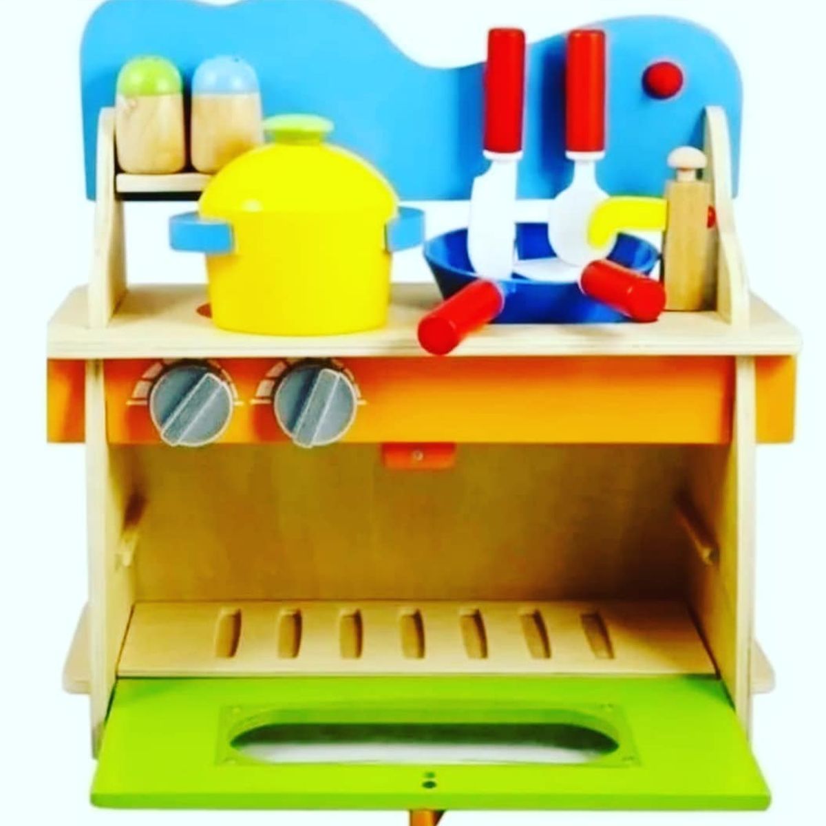 GENERICO - Juguete De Madera Didáctico Cocina Montessori