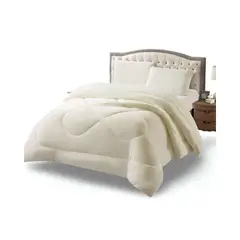 GENERICO - Cobertor Plush Con Chiporro De Invierno 1.5 Plazas Diseño Liso