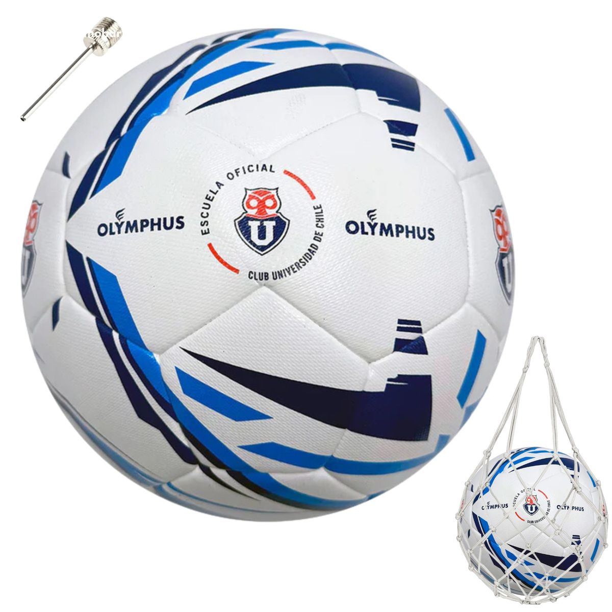 OLYMPHUS - Balon Futbol Escuela U De Chile N5 Oficial Olymphus Bote Alto