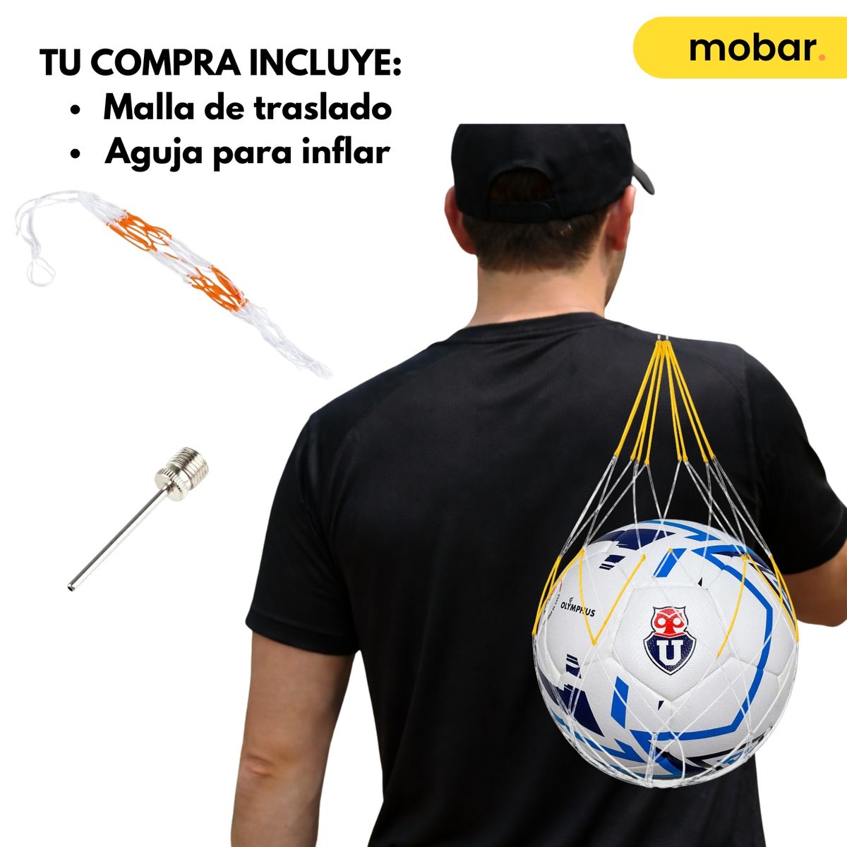 OLYMPHUS - Balon Futbol Escuela U De Chile N5 Oficial Olymphus Bote Alto