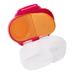 B BOX - Snackbox b.box - Contenedor de Alimentos Hermético con 2 Compartimentos