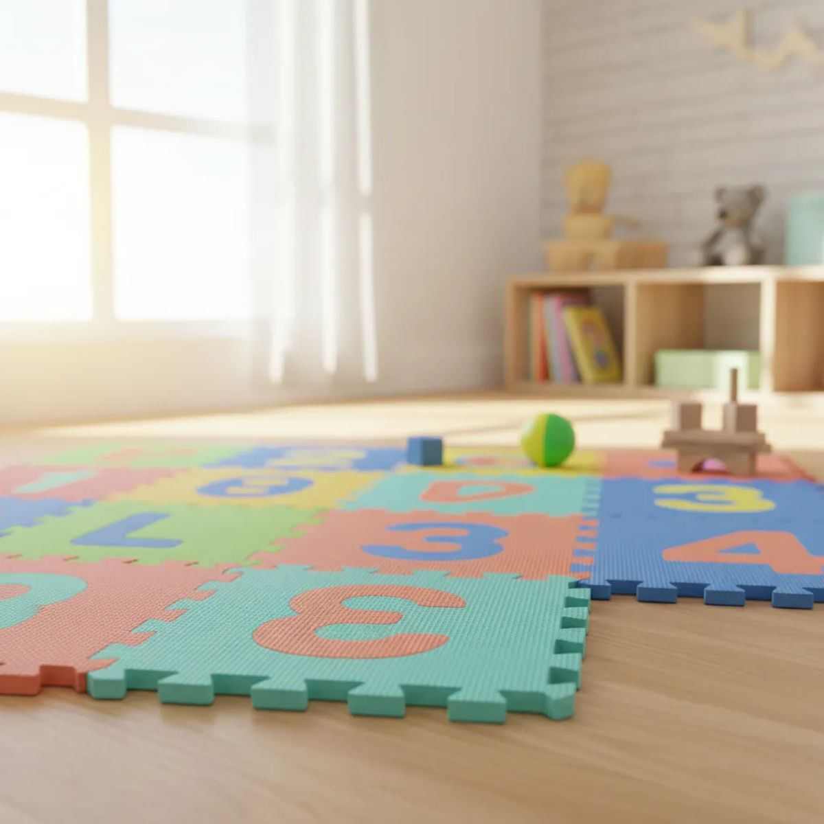 NO LOGO - Piso 10und, Alfombra Goma Eva Antigolpes Infantil