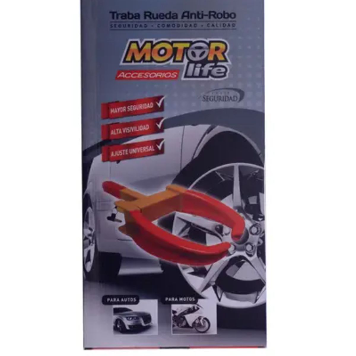 MOTORLIFE - TRABA RUEDA TIPO PITBULL