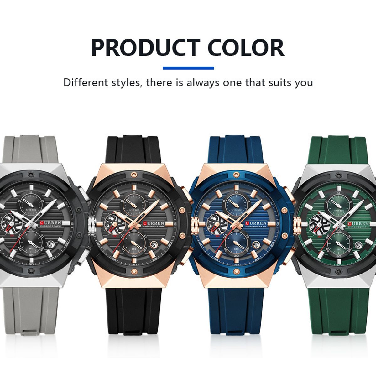 CURREN - Reloj Curren Hombre - Negro