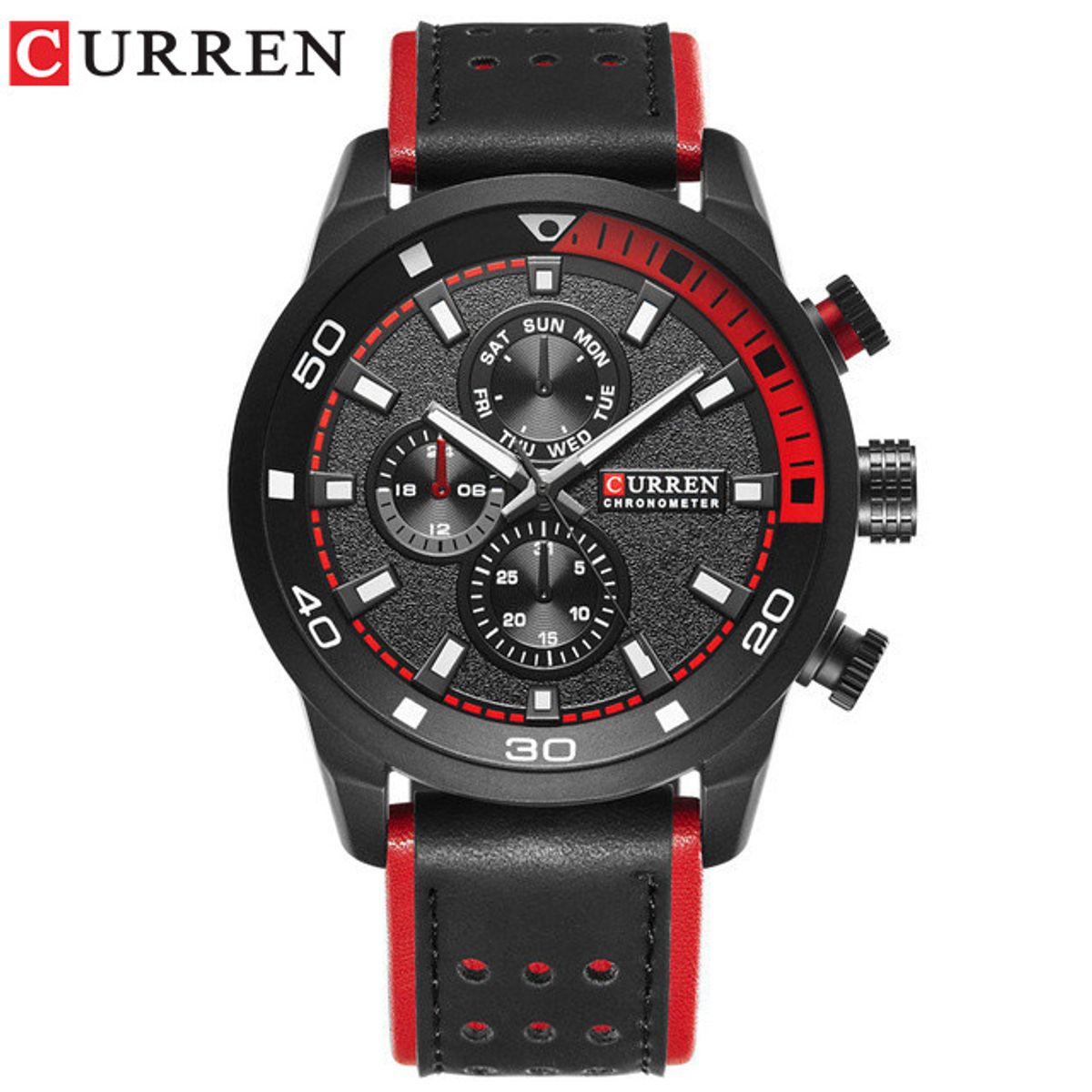 CURREN - Reloj Curren Hombre - Rojo
