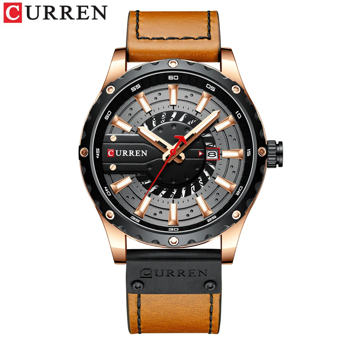 CURREN - Reloj Curren Hombre - Café