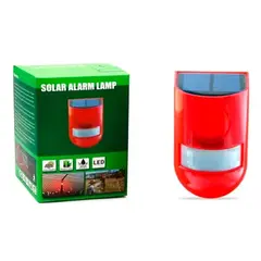 GENERICO - ALARMA SOLAR CON SENSOR DE MOVIMIENTO, SONIDO Y LUZ