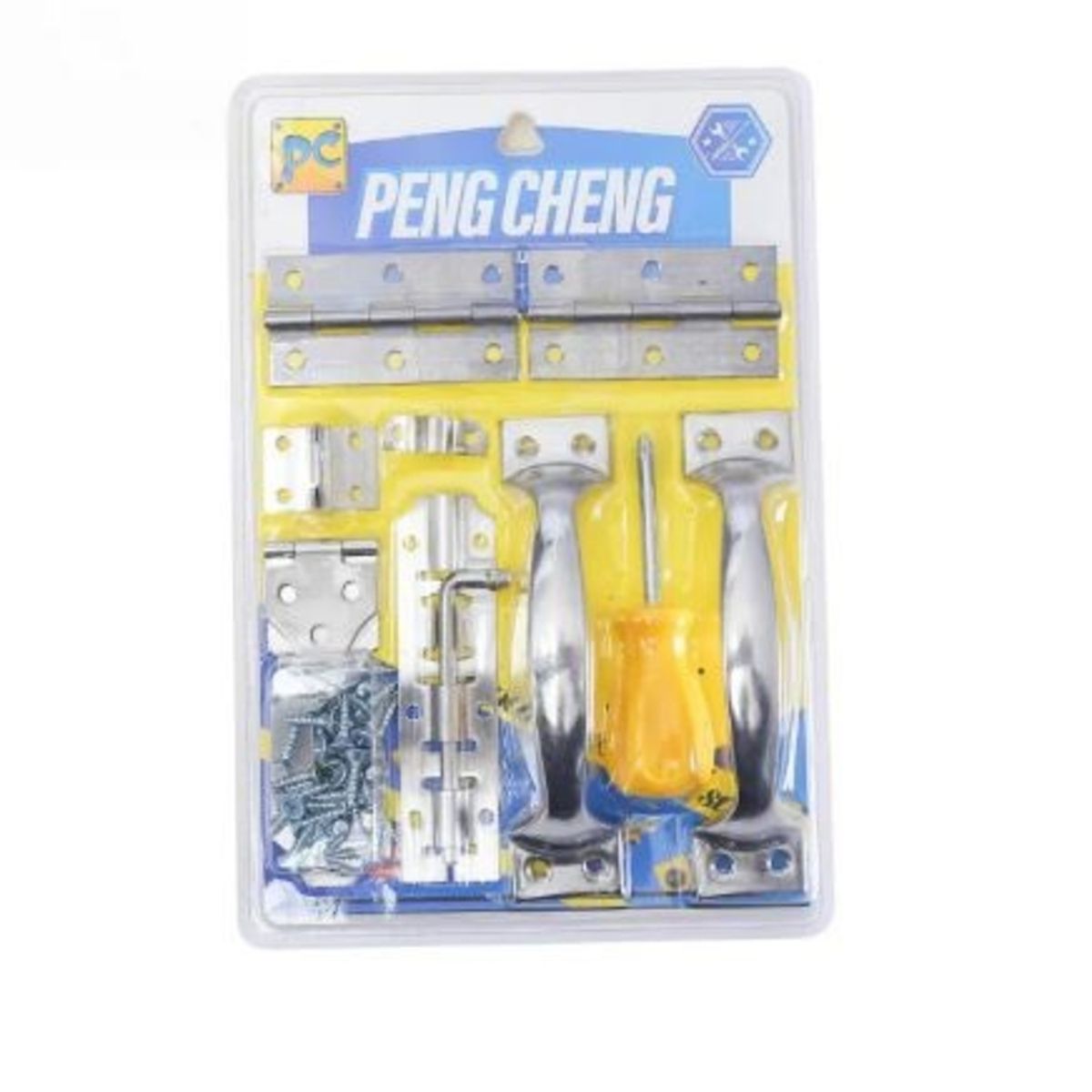 GENERICO - PACK X 3 JUEGO COMPLETO DE HERRAJES PARA PUERTAS