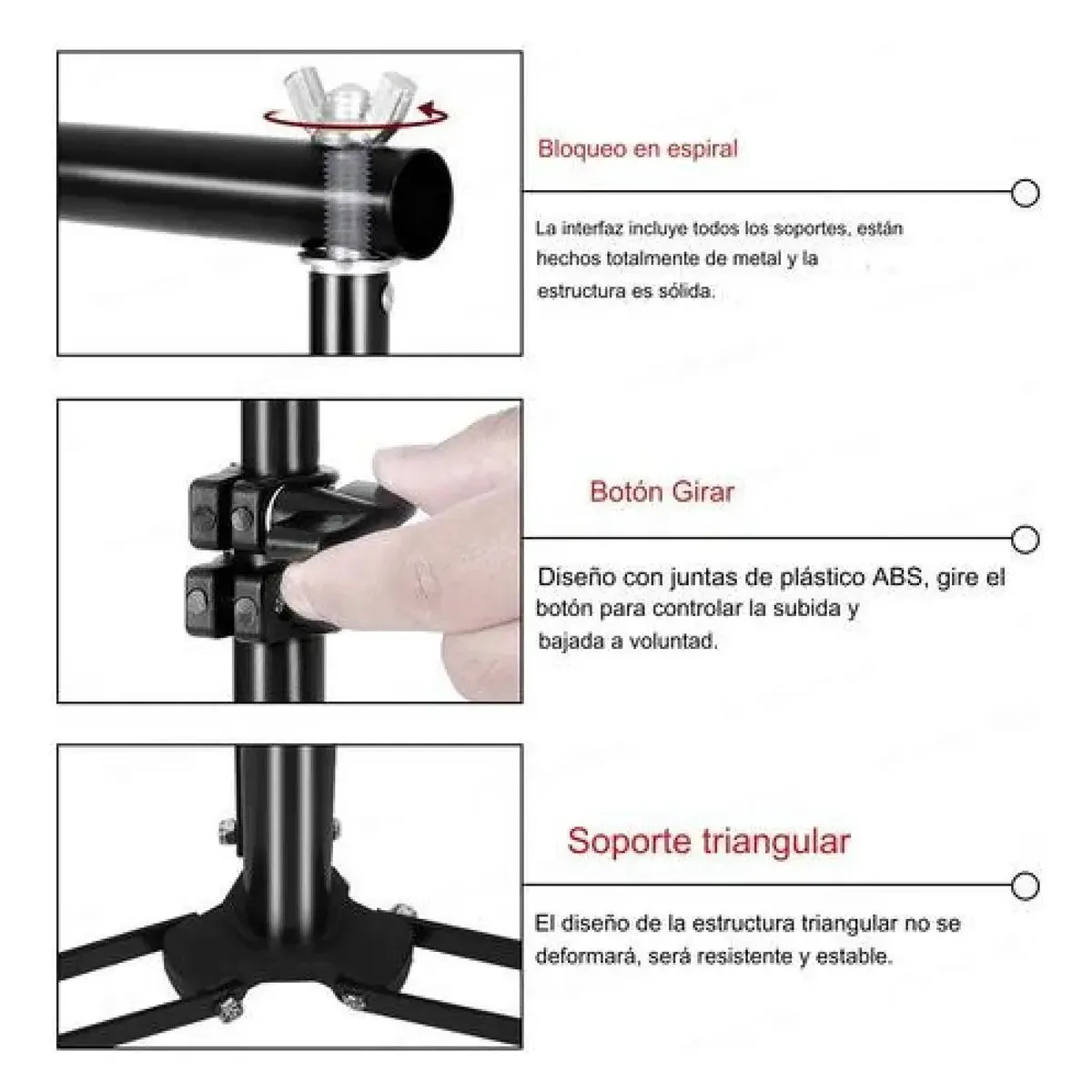 KUANGYE - Kit De Fondo Para Fotografia De Pantalla Verde Con Tripodes