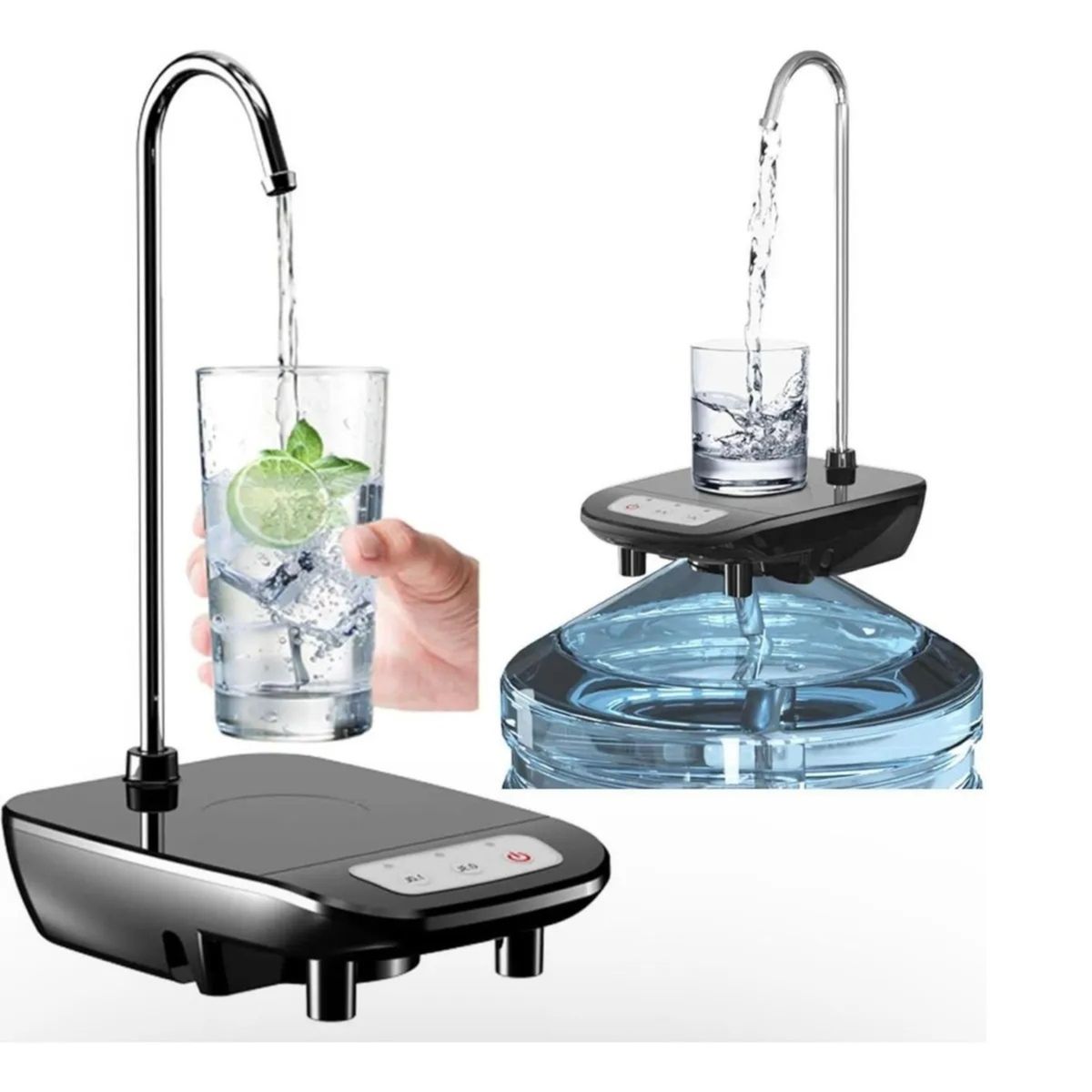 GENERICO - BOMBA DISPENSADOR DE AGUA ELECTRICO PARA BOTELLA UNIVERSAL