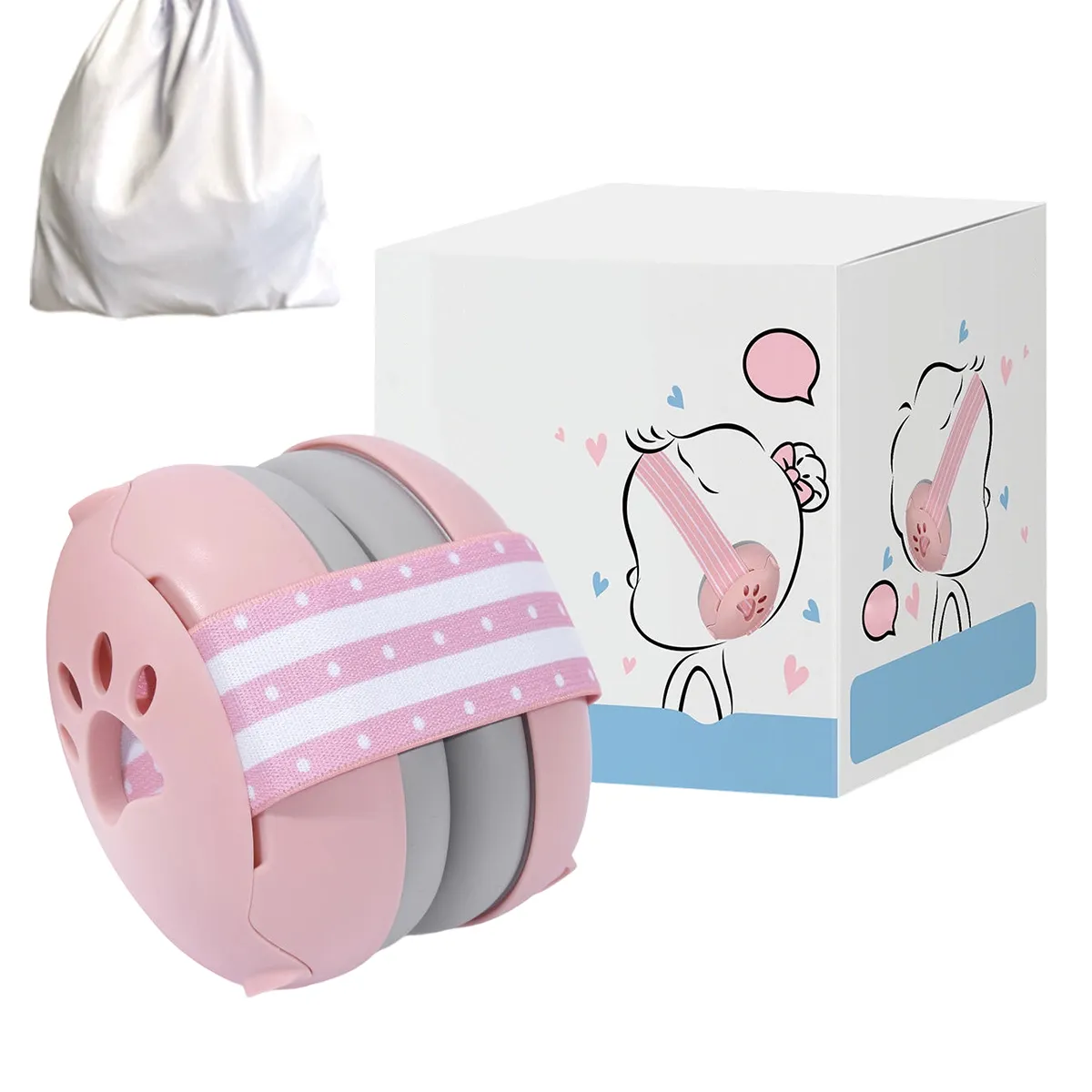 Audífonos Protección Para Bebés-anti-ruido Para Dormir Niños, marca ATURE - Foto Principal