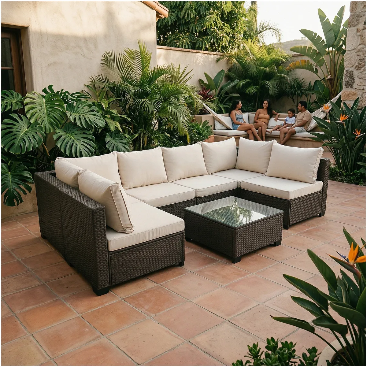 ROHE - Juegos De Terraza ROHE Design Bahía Serena 7 Piezas