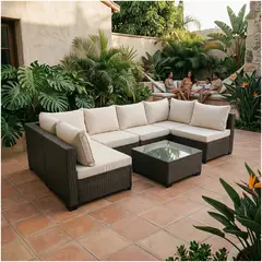 ROHE - Juegos De Terraza Design Bahía Serena 7 Piezas