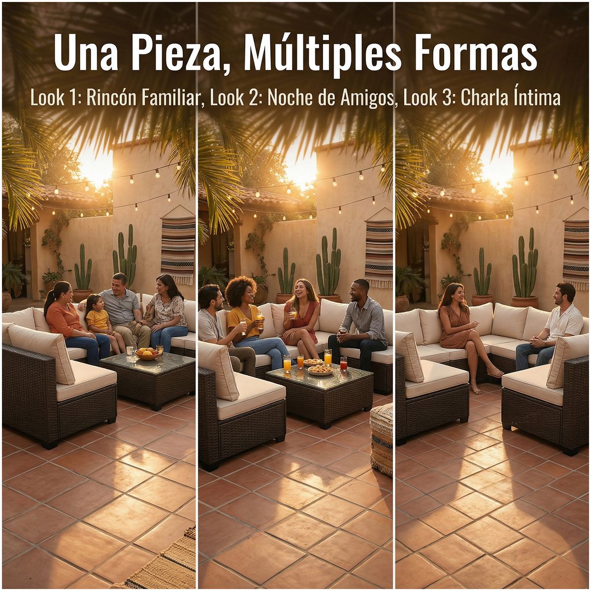 ROHE - Juegos De Terraza ROHE Design Bahía Serena 7 Piezas
