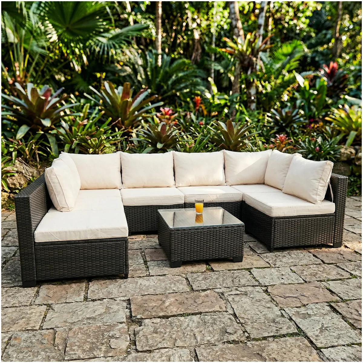 ROHE - Juegos De Terraza ROHE Design Bahía Serena 7 Piezas