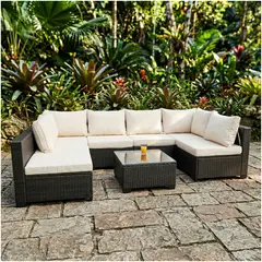 ROHE - Juegos De Terraza Design Bahía Serena 7 Piezas