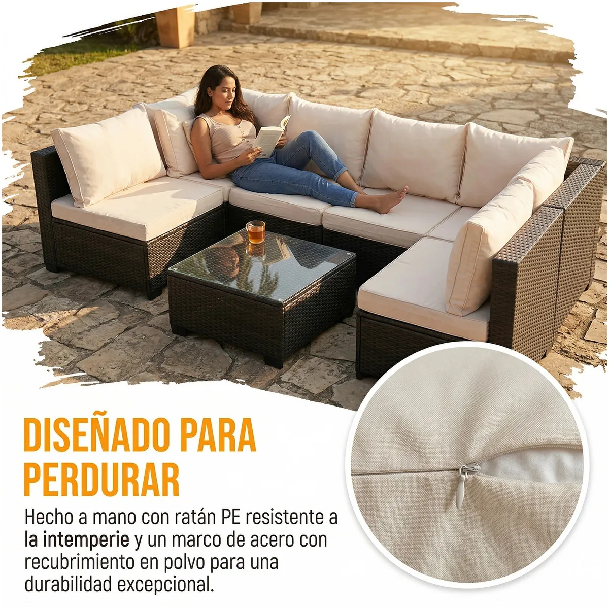 ROHE - Juegos De Terraza ROHE Design Bahía Serena 7 Piezas