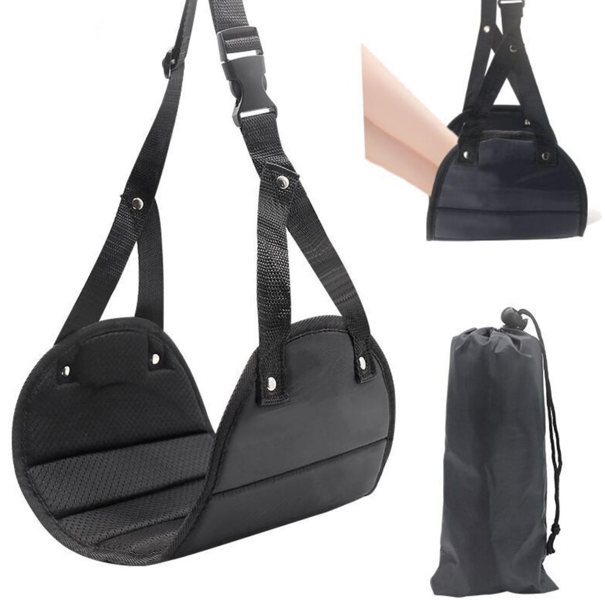 ATURE - Hamaca De Pie Ajustable Para Avión Y Viajes De Larga Distanc