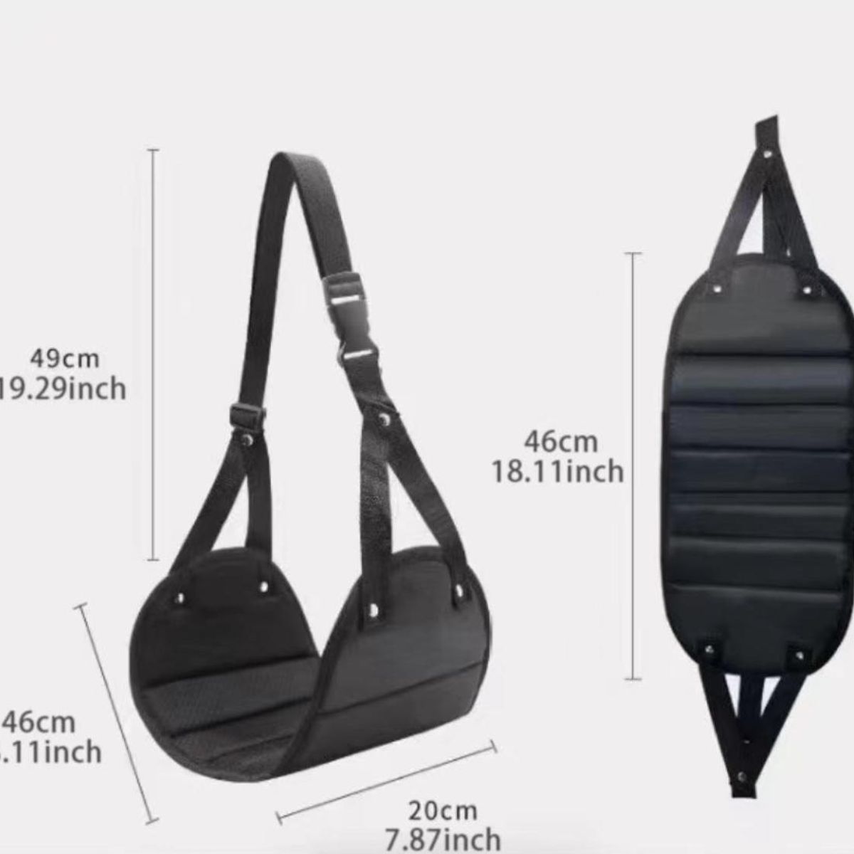 ATURE - Hamaca De Pie Ajustable Para Avión Y Viajes De Larga Distanc