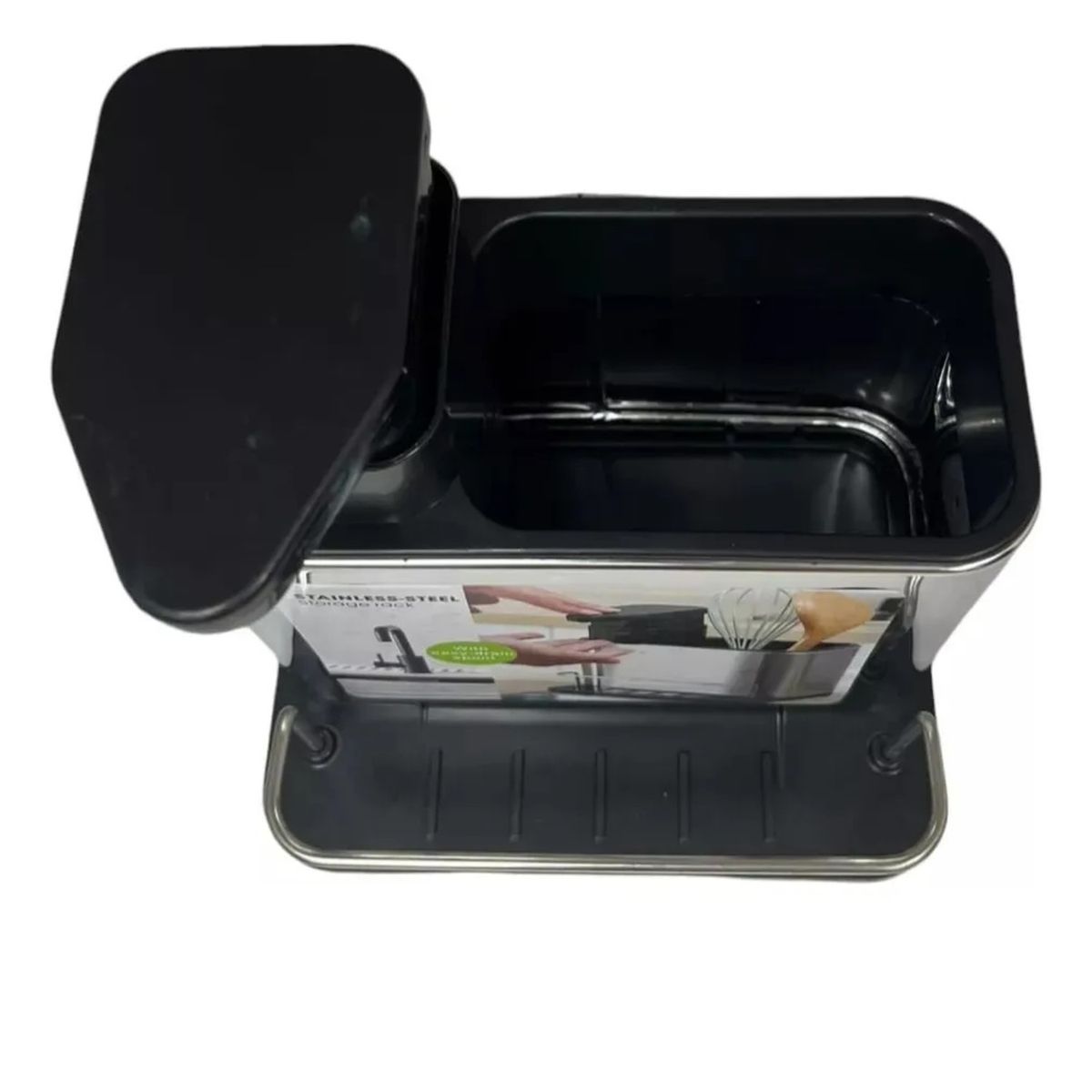 GENERICO - DISPENSADOR DE LAVALOZAS JABÓN Y PORTA ESPONJA ORGANIZADOR