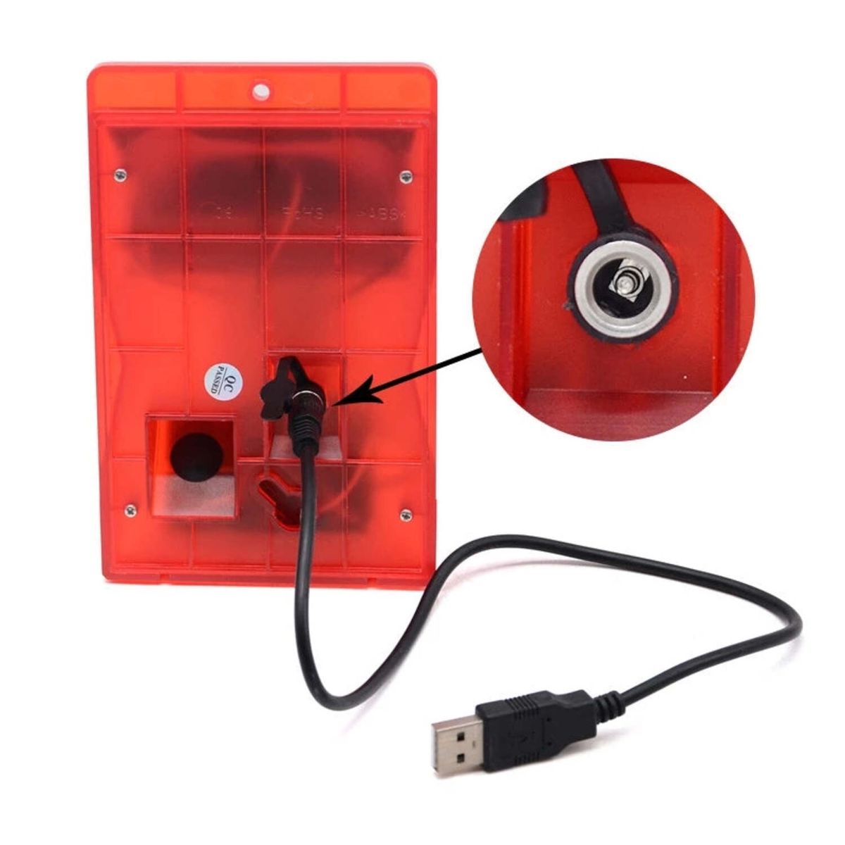 GENERICO - LÁMPARA DE ALARMA SOLAR CON SENSOR DE MOVIMIENTO  CONTROL REMOTO DE 433 MHZ 120 DB