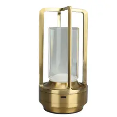 DANWEILE - Lámpara de Camping portátil luz nocturna recargable Oro