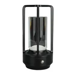 DANWEILE - Lámpara de Camping portátil luz nocturna recargable Negro