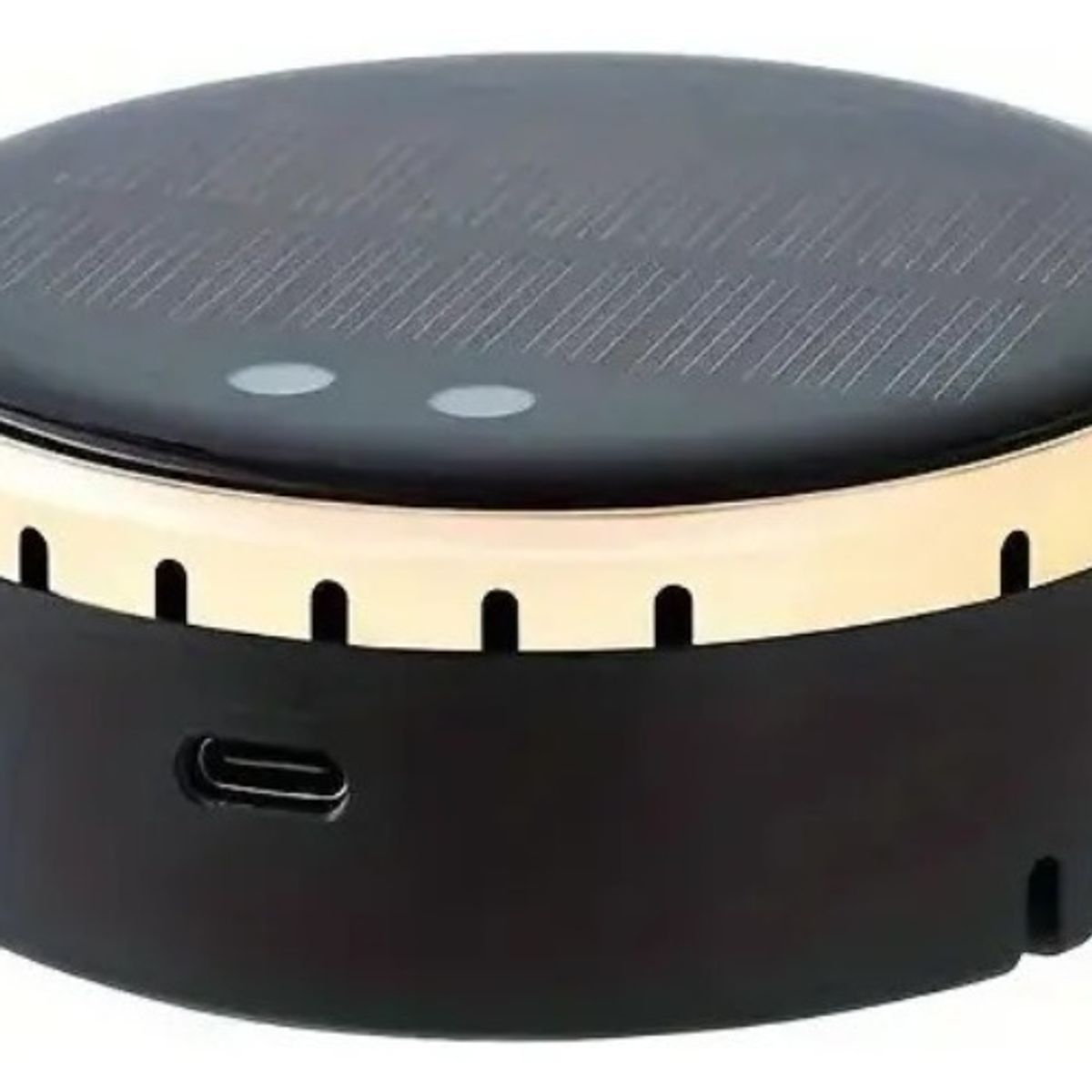 GENERICO - Purificador de Aire Portátil Solar USB para Auto y Hogar Negro