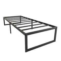 ATURE - Base Cama 2plazas 150x190x36cm Negra Estructura Resistente